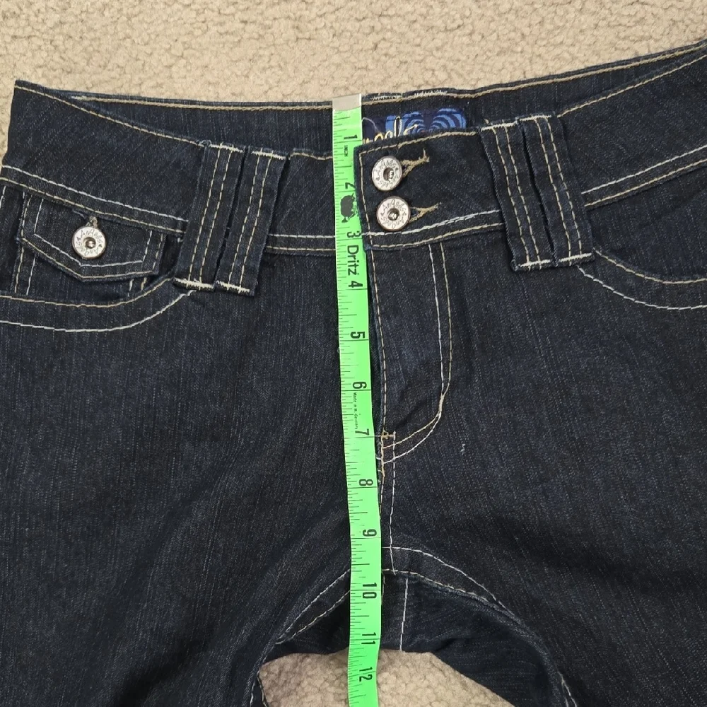 Juniors Angels Dark Blue Jeans - Picture 9 of 12